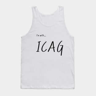 I AM WITH ICAG Tank Top